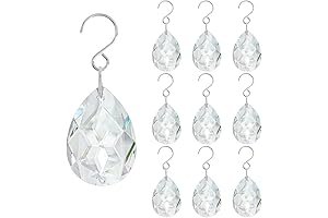 10pcs Crystal Chandelier Pendants for Decoration