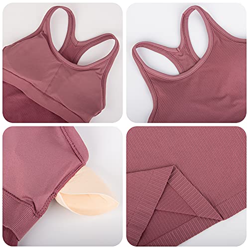 Image of sphinx cat Yoga Racerback Tank Top for Women with Built in Bra,Women's Padded Sports Bra Fitness Workout Running Shirts