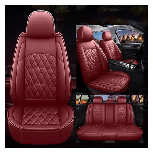 Housses de siège auto universelles pour Mercedes Benz Classe A et B protection intérieur rouge