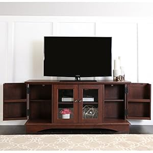 Walkeredisontraditionalwooduniversaltvstandwithstoragecabinetsfortvsupto65livingroomentertainmentcenter44inchtraditionalbrown  Urban Country Home Decor Walker edison traditional wood universal tv stand with storage cabinets for tvs up to 65 living room entertainment center 44 inch traditional brown  urban country home decor