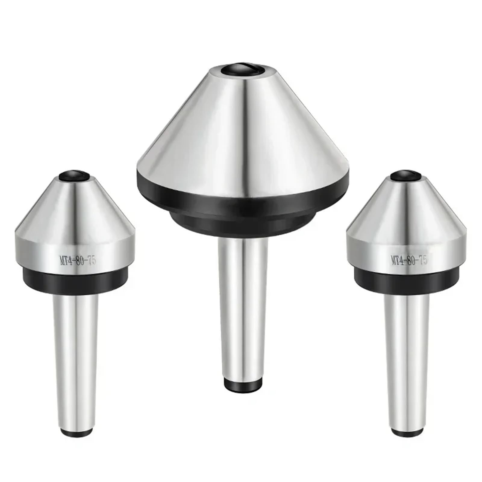 Juego de contrapuntos giratorios con cono Morse MT2 a MT5 para torno CNC MT4-D80