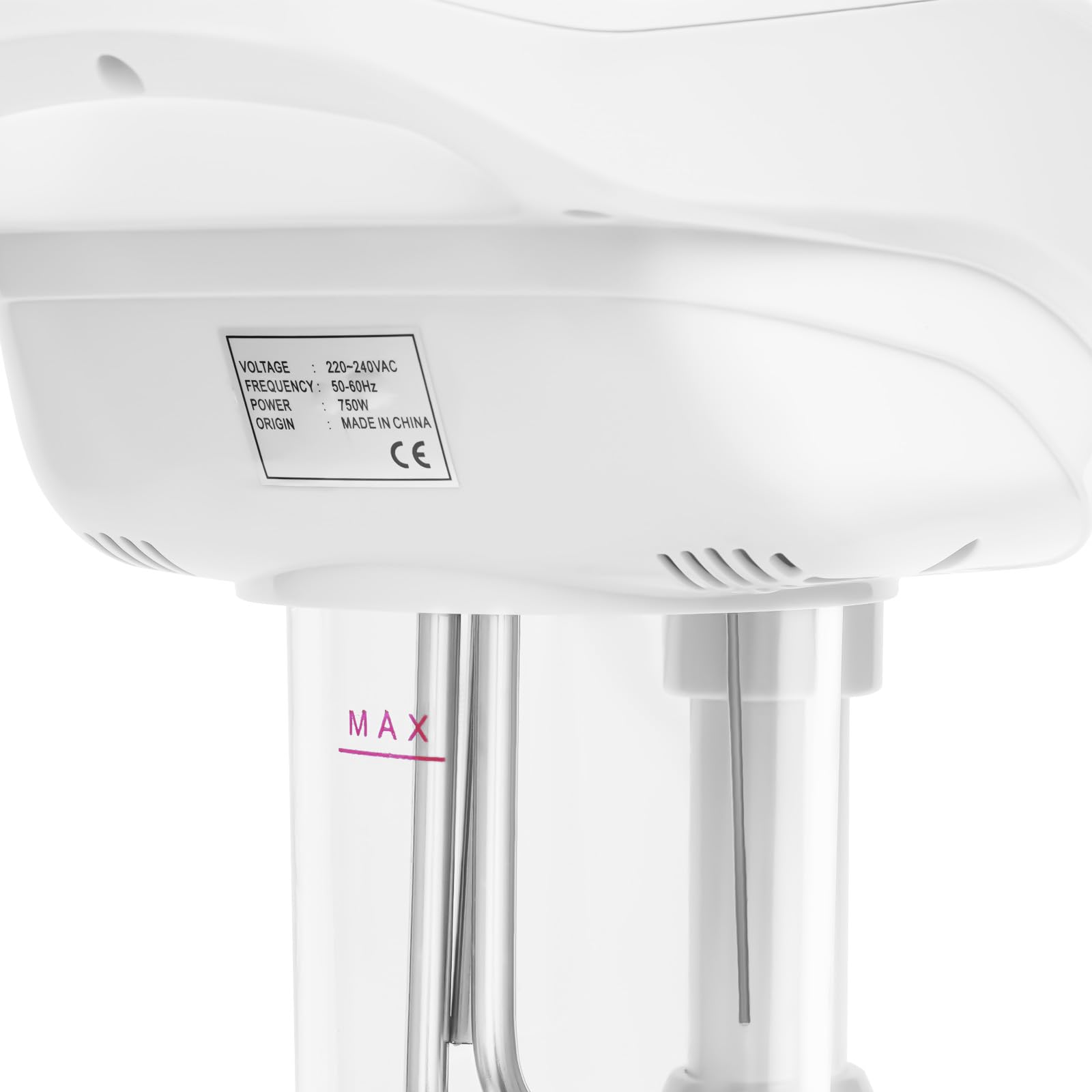 Vaporizzatore viso all'ozono, 750 W, 220-240 V, professionale, per cosmetici, multifunzione, con ugello a 360°, per casa, saloni di bellezza, spa
