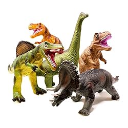 Assortment of play dinosaurs