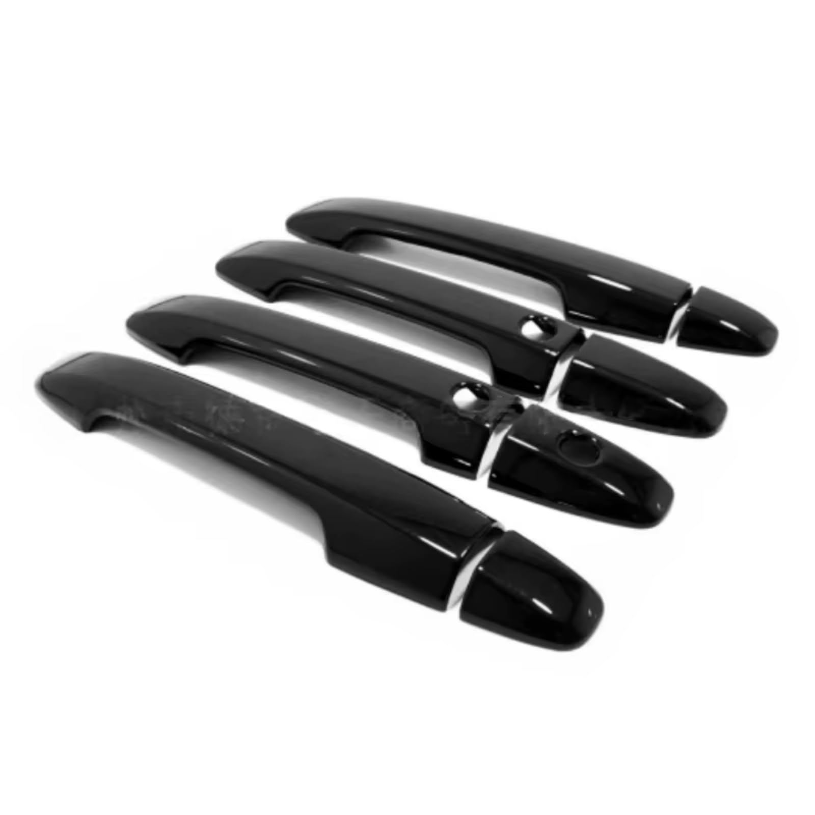 Rcuihgfb Black Door Handle Shell Compatible With For Odyssey 2015-2022 Car Door Handle Protective Decorative Sticker Cover Trim Set(Black)