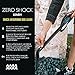 EzyDog Zero Shock Dog Leash - Shock Absorbing Bungee Leash For Dogs That Pull or Excite - Dual Handle and Reflective For Large, Medium, or Small Dogs (48-inch, Black)