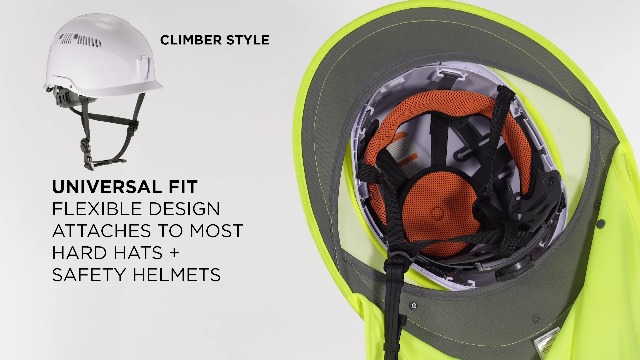 Ergodyne Chill Its 6661 Universal Hard Hat Brim Sun Shade with
