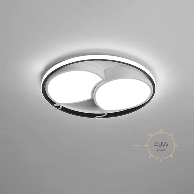 NZDY Perfect Led Plafondlamp, Moderne Inbouw Led Plafondlamp Zonder Flicker, 2000 Lumen Plafondverlichting voor Eethal Woonkamer Keuken Slaapkamer Kamer (Daglicht Wit) Li