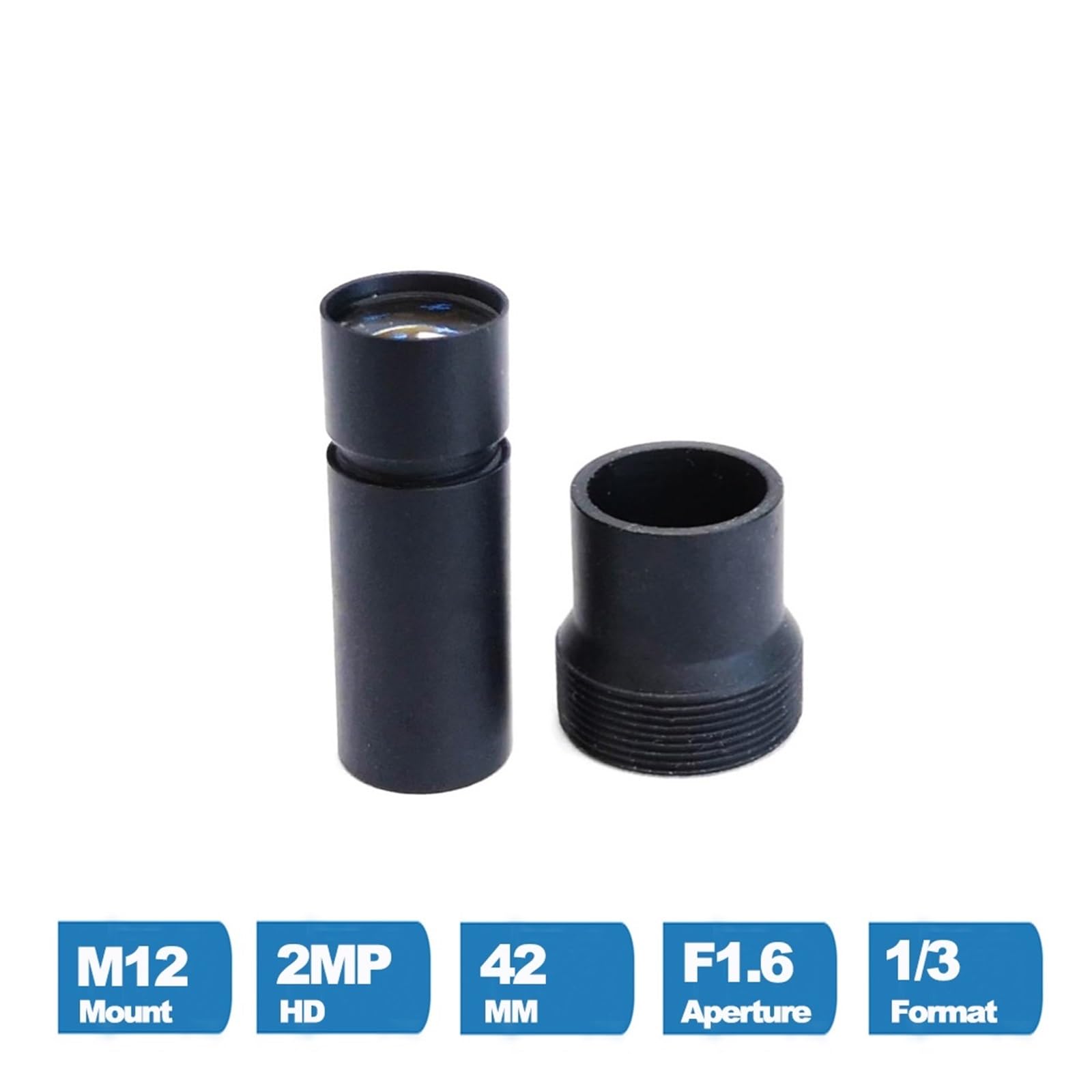 HD 2.0 Megapixel 1080P M12 Mount 42mm Lens for Long View Surveillance CCTV Cameras Manual