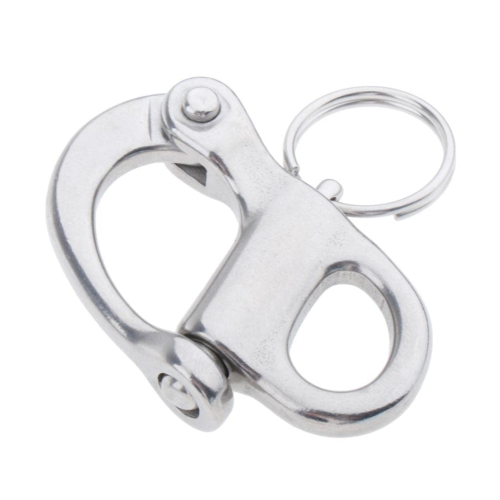 RNXRZANK Stainless Steel Swivel Kayak Yacht Quick Release Buckle, 50mm