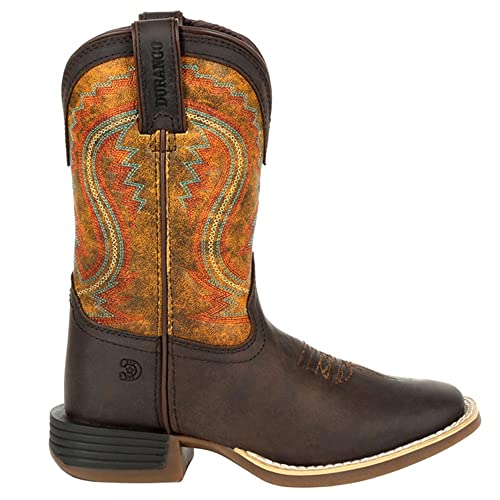 Durango Lil Rebel Pro™ Little Kid's Burnt Orange Western Boot Size 12(M) #TOP2