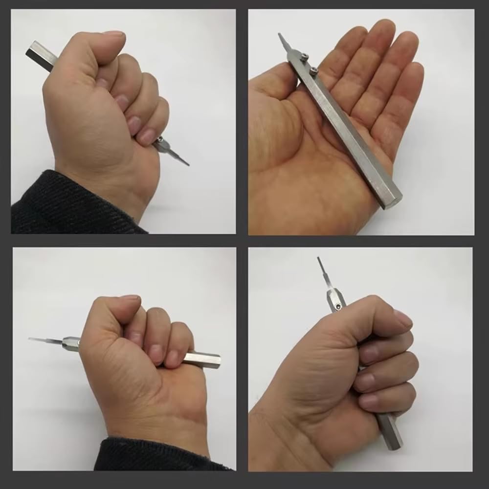 Toplionace Juego Profesional de 8 Piezas para Grabado de Sellos de Cobre con Cuchillas Intercambiables de Acero de Alta Velocidad y Estuche Metálico.