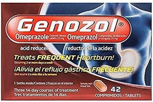 42 Tablets (Omeprazole 20mg) Acid Reducer