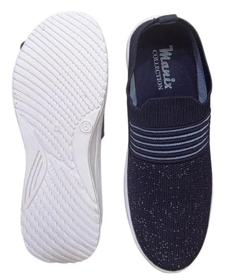 Image of Men's Slip-On Sneakers, Lightweight Breathable Knit Casual Shoes with Flexible Sole, Comfortable Walking Shoes