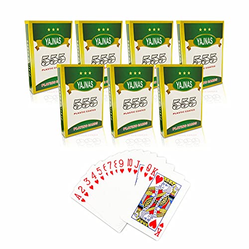 YAJNAS Playing Cards Set of 7 Decks Pocker Card/Rummy Playing Car...