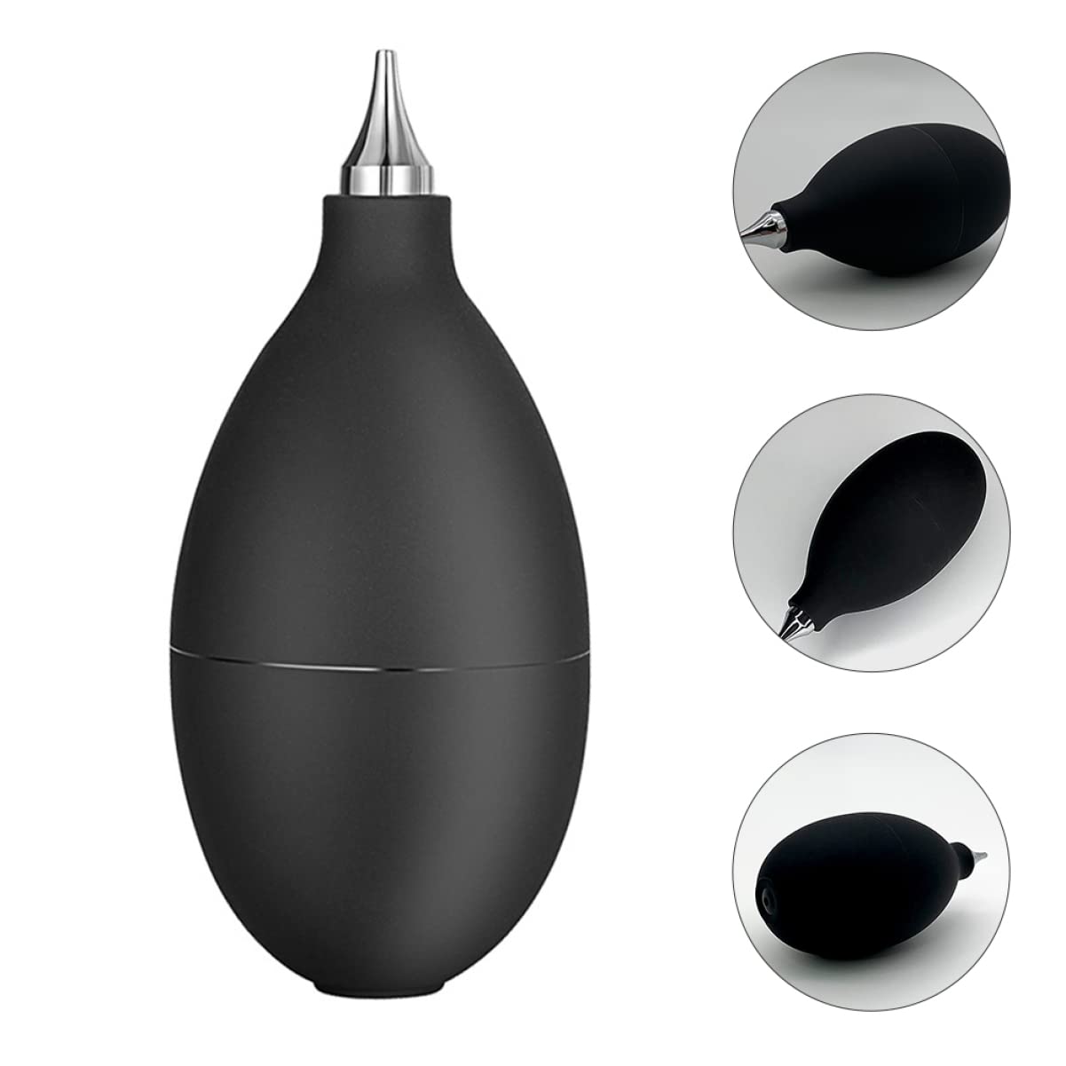 MERRYHAPY 2pcs Air Blow Cleaning Tool Lense Cleaner Dusting Blower Air Duster Blowing Camera Lens Cleaner Dust for Keyboard Air Dust Blower Camera Air Blower Rubber Black