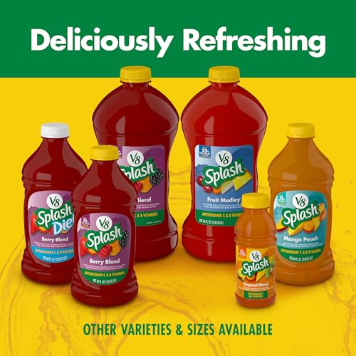 V8 Splash Mango Peach Flavored Juice Beverage, 64 fl oz Bottle - Thumbnail 6