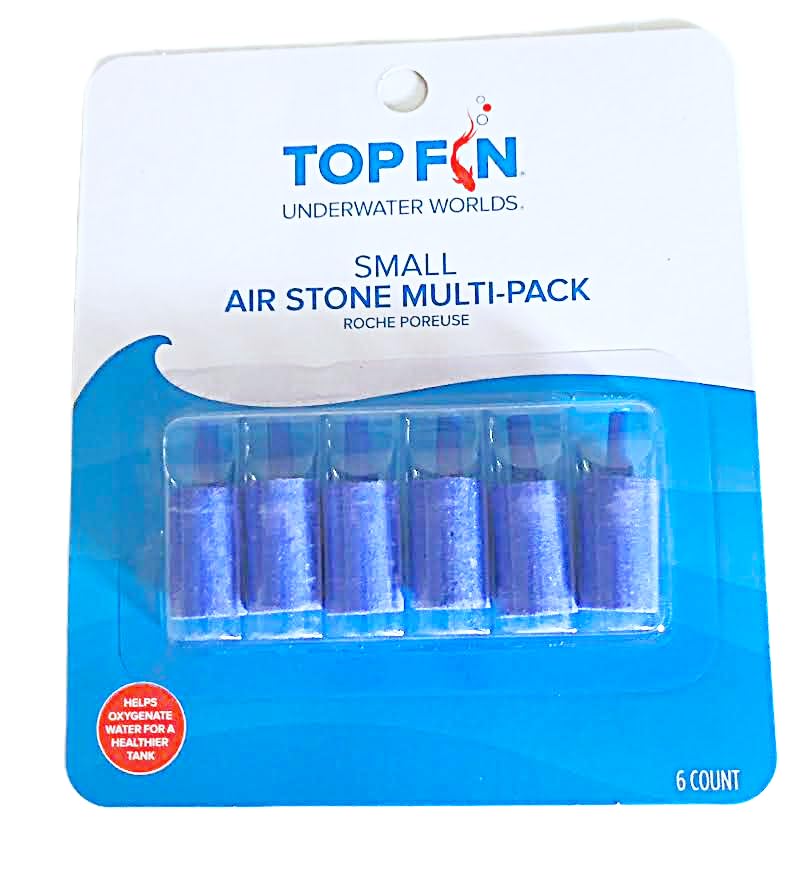 Top Fin La pierre à air aide à la température de l'eau avec buse pour tuyau d'air d'aquarium (ligne d'air vendue séparément)
