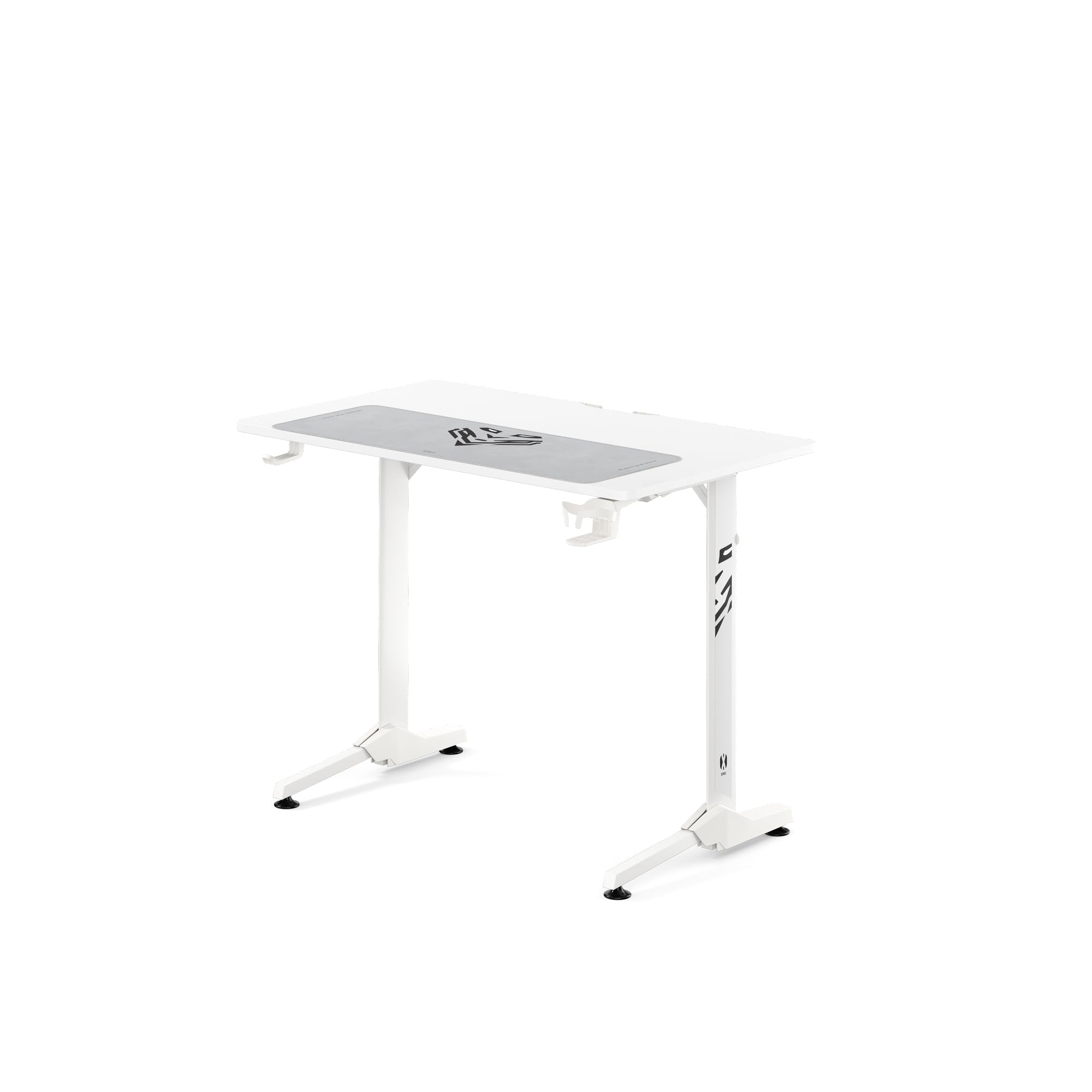 Diablo Escritorio Gaming Escritorio Gamer Grande Mesa PC con gestión de Cables Alfombrilla Soporte Auriculares portavasos Escritorio Ordenador ergonómico Estable Resistente Setup 100 x 60 x 75 cm