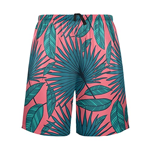 Caihoyu Pantalones cortos de pijama para hombre, con cordón, pantalones de descanso para hombre, pantalones de pijama con bolsillos, Varios colores, X-Large