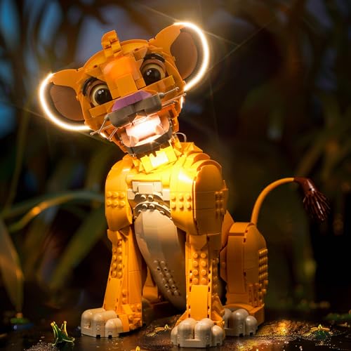 Light Kit for Lego Young Simba the Lion King Lighting Set for Lego 43247 Young Simba the Lion King Set - Not Include Models Just Light Kit