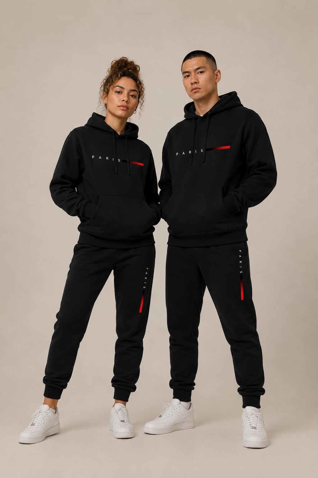 Trainingsanzug Herren mit Hoodie und Sporthose