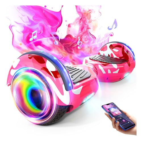 Image of SISIGAD Scooter, 6.5 inch Flash Wheels & Corlorful LED Lights, All for Girls Boys Kids Ages 6+