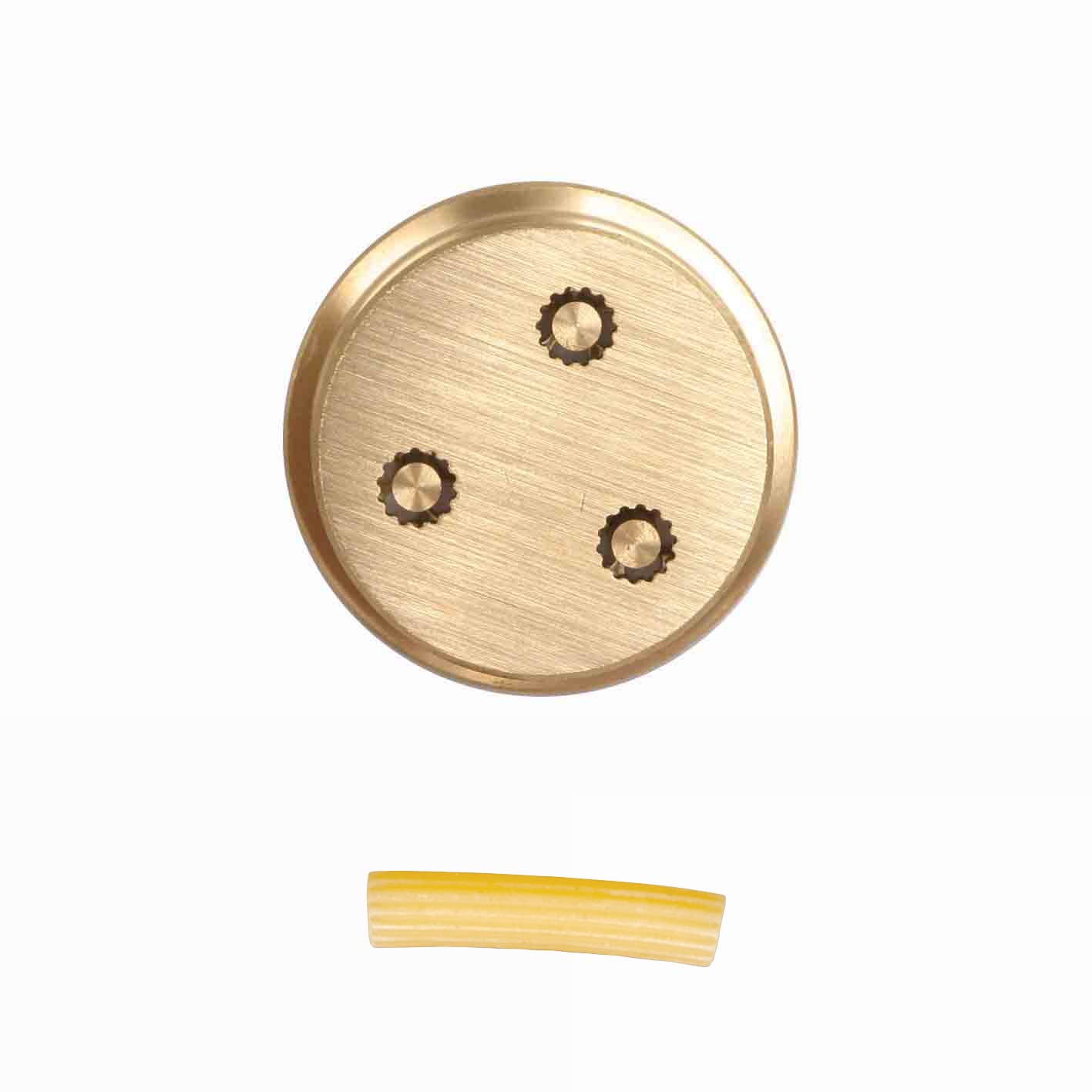 Trafila in bronzo per Pasta Maccheroni Rigatoni da 8mm per macchina pasta fresca professionale La Fattorina 1,5kg compatibile con FIMAR MPF 1,5