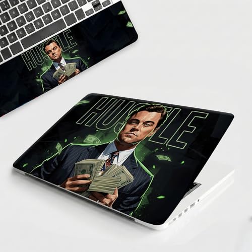 Image of NoWorries Laptop Skin for 15.6 & 14 Inch Laptop | Motivational, Superhero, Sports & Graphic Design Laptop Sticker Wrap | Premium Vinyl Laptop Cover (Leonardo Hustle, 15 x10inches)
