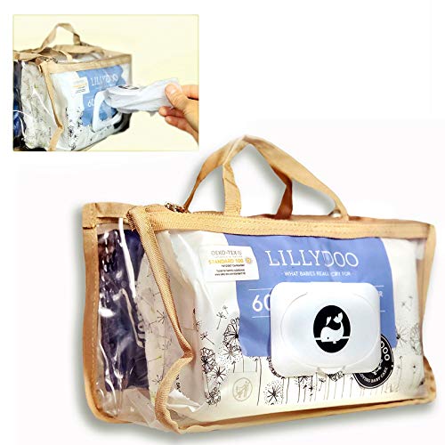 EDWEKIN® Windeltasche für unterwegs; Kleine Wickeltasche mit viel Stauraum; Übersicht und Klarheit für Mamis im Alltag; Feuchttücher Fach mit Deckel - wasserdicht &2in1&lässig