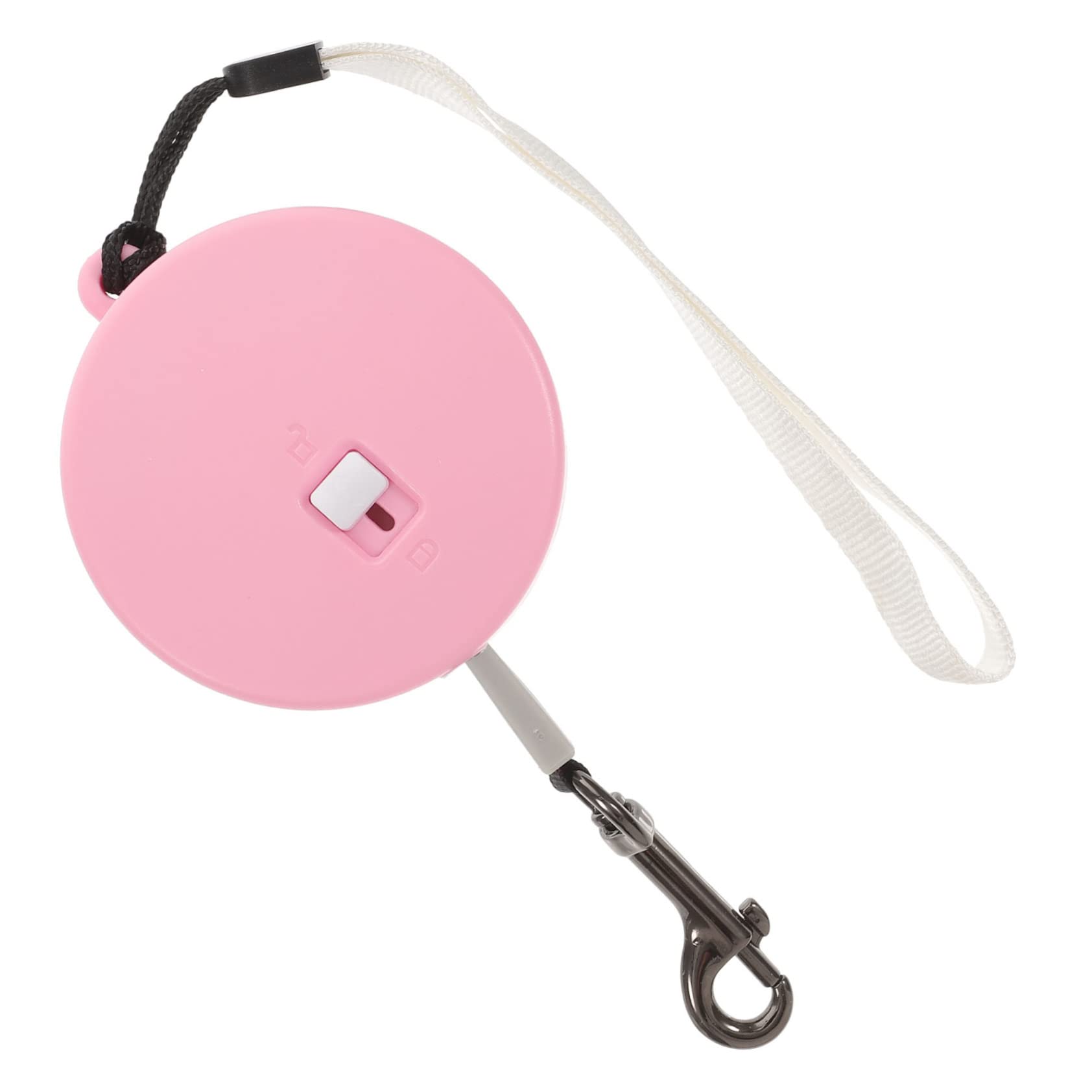 HAPINARY Djustable Dog Leash Retractable 3m Length Portable Leash for Small Dogs Outdoor Training Comfortable Grip Pink Rope Random
