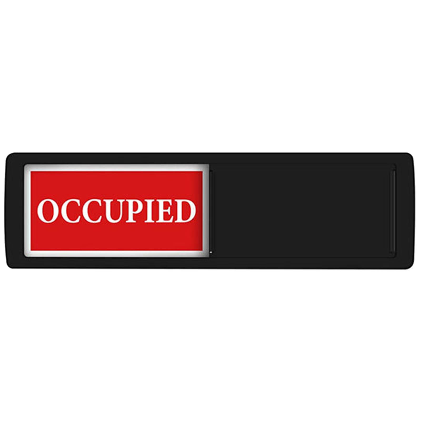 Kalttoy Black Practical Vacant/In Use Sign Occupied/Vacant Door Signs Enhances Your Daily Life Sign With Strong Backing Smooth