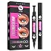 Eyeliner Stamp, Black, Waterproof, Smudge Proof, Winged Long Lasting Liquid Eye Liner Pen, Vamp Style Wing, 2 Pens in a Pack - 10 mm - Special formula 100% Vegan, and 100% FREE from any parabens