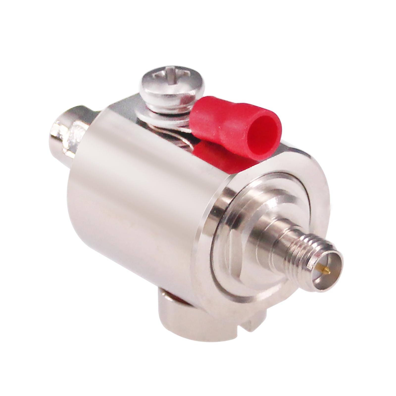 Yuelulala 1pc Lightning Arrestor RPSMA Coax Surge Protector RPSMA Male to Female Connector 0-6Ghz 50 Ohms(L04)