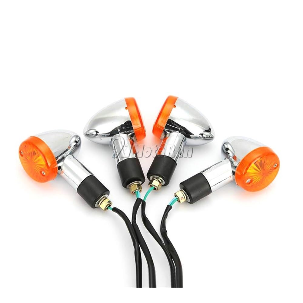 Frecce 2/4pcs Moto Proiettile Ambra Indicatori Di Direzione Luce Per Boulevard M109R M50 M90 M95 C109R C50 C90 Per Marauder VZ800 VZ1600