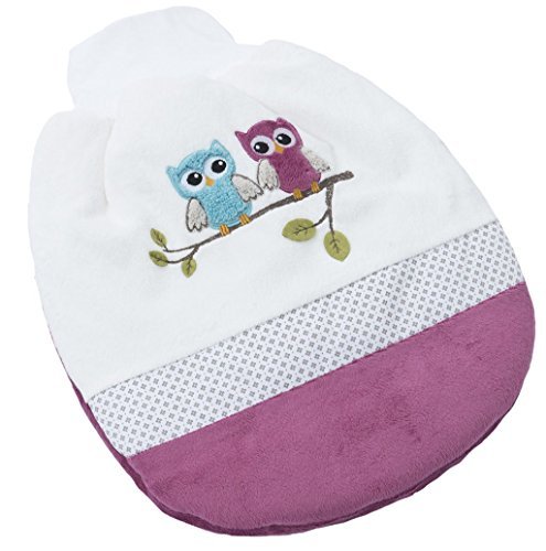 Be Be's Collection 432-72 ca.48cm Strampelsack leicht wattiert, Eulen fuchsia by Bebes Collection Baby