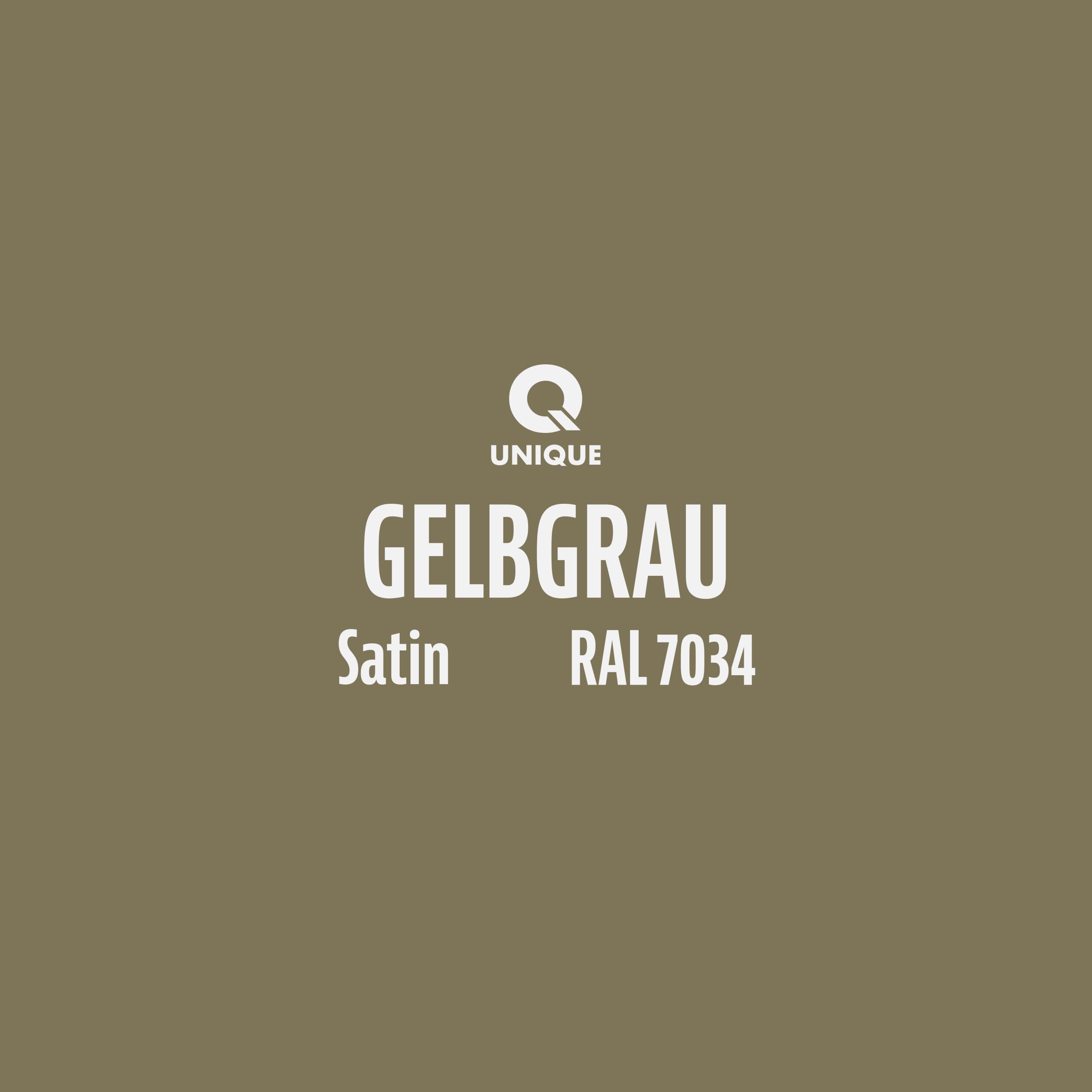 Q UNIQUE Deckende Holzfarbe Innen & Außen – Wasserbasierte Wetterschutzfarbe für Holz, MDF, HDF & OSB – UV-beständig, wetterfest – Für Gartenmöbel & Holzzaun – Hochglanz, Satin, Halbmatt