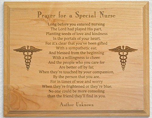 Prayer for a Special Nurse Plaque