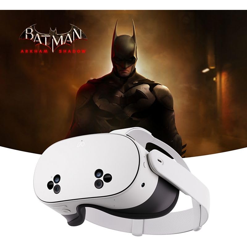 Meta Quest 3S 128 GB — med Batman, Arkham Shadow och 3-månaders Meta Quest+ Probeabo — allt-i-ett-headset