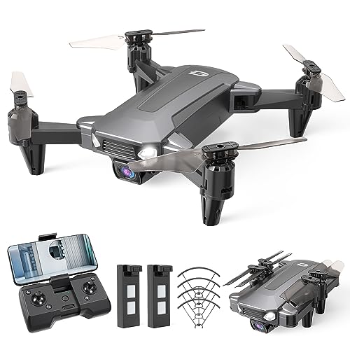 DEERC Drone for Kids with Camera 1080P HD FPV, D40 Foldable Mini Quadcopter for Beginners with Throw to Go, Altitude Hold, Voice Control, Trajectory Flight, Gesture Selfie, 3D Flips, 2 Batteries DEERC Drone for Kids with Camera 1080P HD FPV, D40 Foldable Mini Quadcopter for Beginners with Throw to Go, Altitude Hold, Voice Control, Trajectory Flight, Gesture Selfie, 3D Flips, 2 Batteries