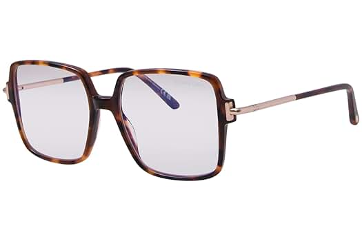 Tom Ford Eyeglasses FT 5915 -B 052 Red Havana / at Amazon