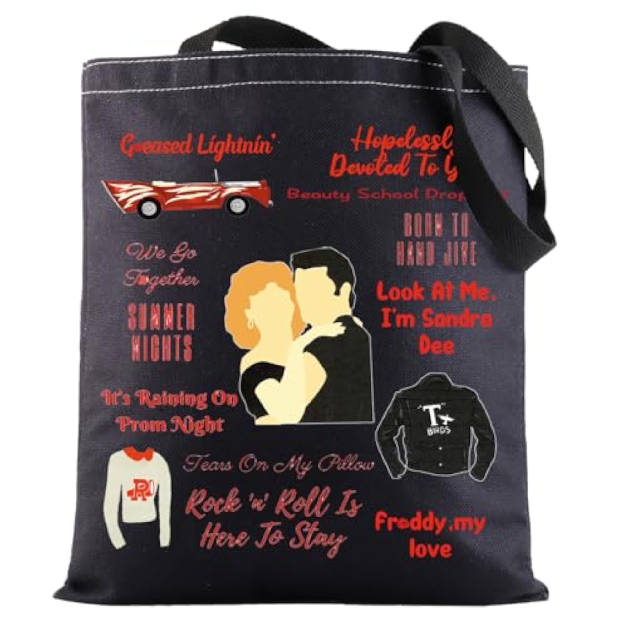 Grease Broadway Musical Makeup Bag, Danny & Sandy Gift