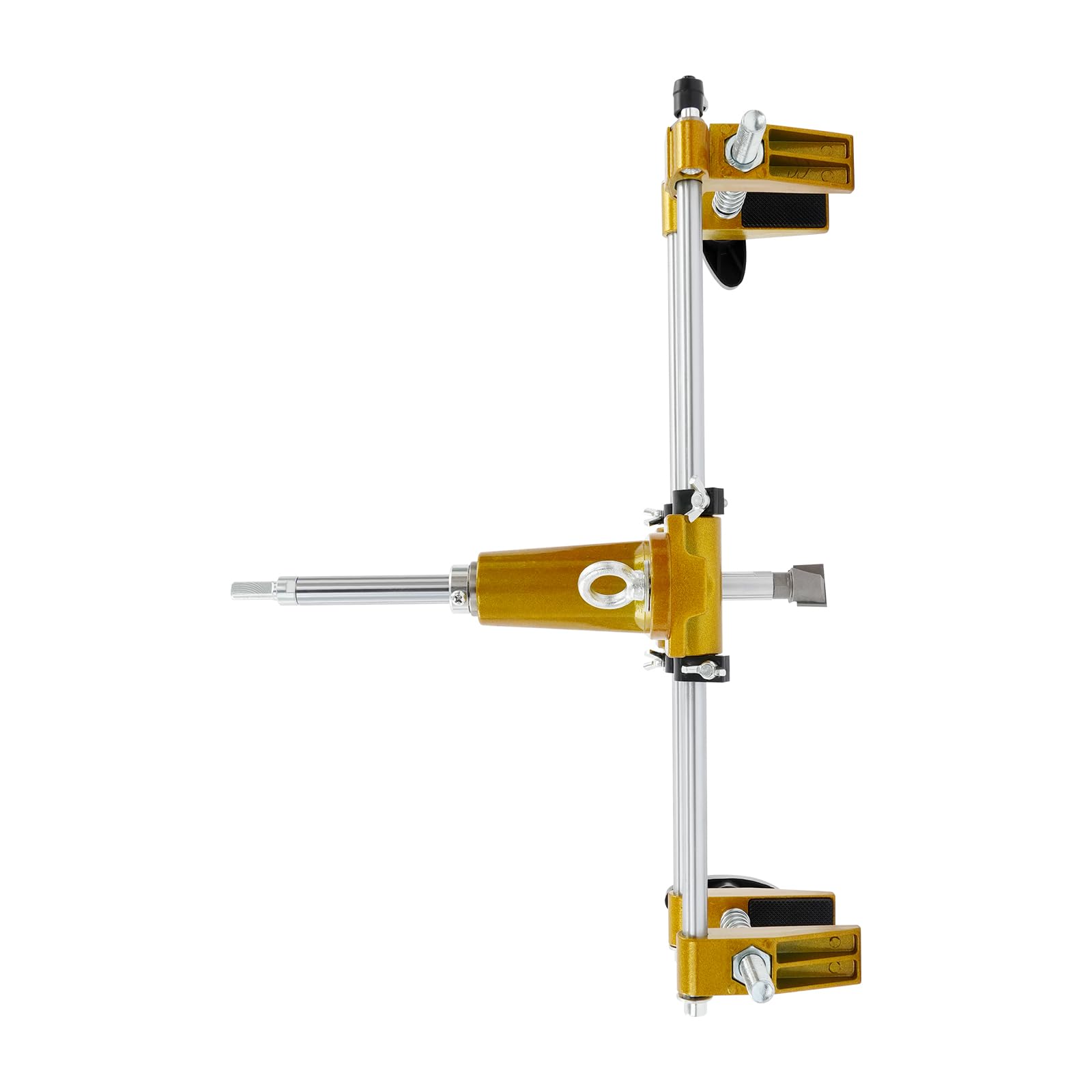 Set di apriscatole di precisione per porte in legno | 3 frese in acciaio al tungsteno (18/22/24 mm) | Regolabile per porte di spessore 3,5-10 cm | Include scatola e cuscinetti protettivi
