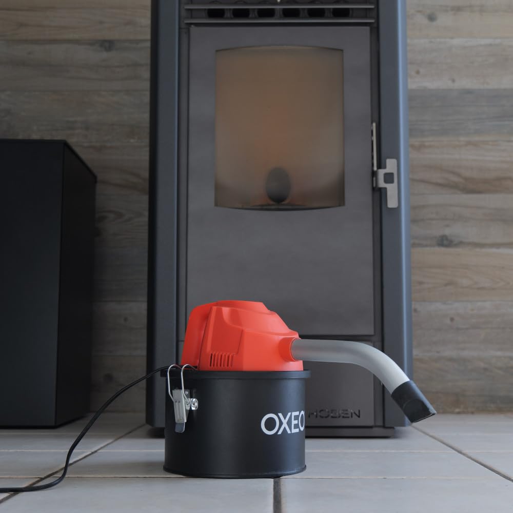 Aspirateur à cendres 800W 4L pour poêle à granulés avec embouts