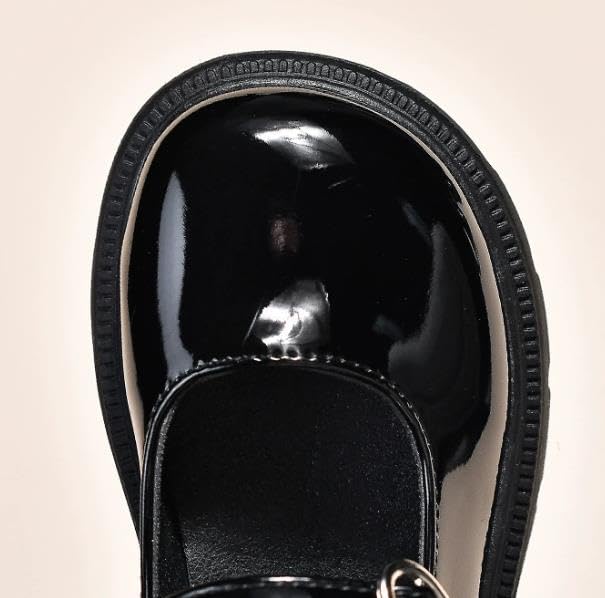 Girl Toddler Little Girl Mary Jane Dress Shoes， Ballet Flats for Girl Party ，Platform Sole School Shoes3