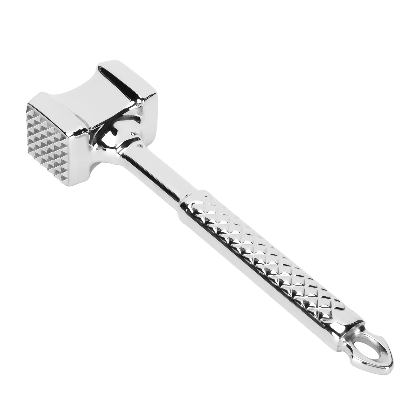 FLEXMAN Fleischklopfer Hammer Werkzeug, Edelstahl Steakhammer, 36 Hammernägel, Robuster Stampfer für die Küche Zum Glätten, Hämmern und Zartmachen von Steak