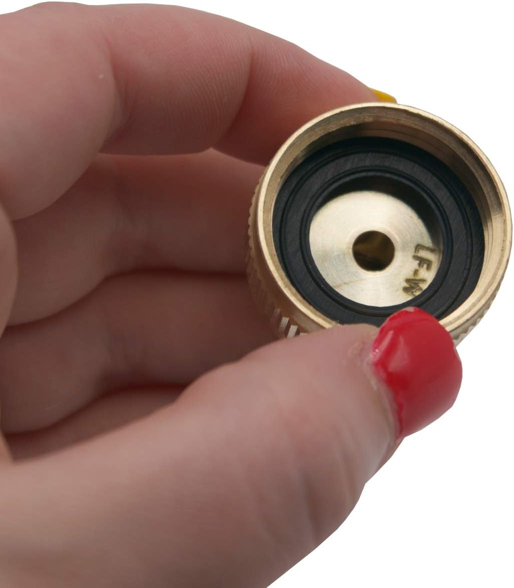 GHC-412-LF 3/4 Inch FHT x 1/4 Inch OD Brass Swivel Ice Maker Adapter