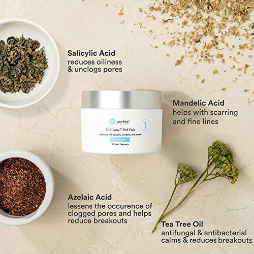 Tri-Clarity Peel Pads 25%, with Salicylic Acid, Mandelic Acid, and Botanical Extracts - Perfect Image - Thumbnail 4
