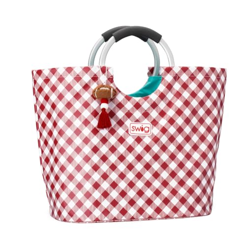 Image of Swig Life Loopi Large Waterproof Beach Tote Bag, Utility Carryall | Reusable Tote Bag - Lightweight Carryall - Easy Shoulder Straps - Grocery, Beach, Pool & Everyday Errands