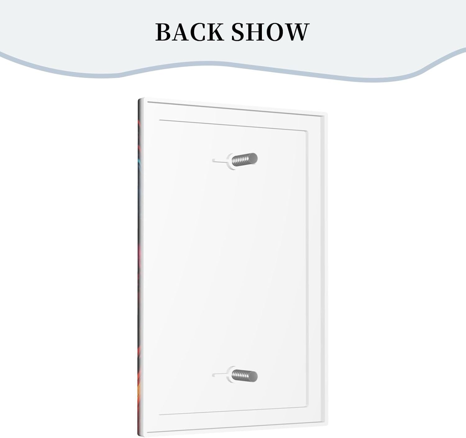 Decorative Light Switch Plate Covers Colorful Graffiti Basketball Sport Basket Hippie 1 Gang No Device Single Blank Outlet Covers Wall Plate Light Switch Cover Plate Faceplate for Home Decor image 4