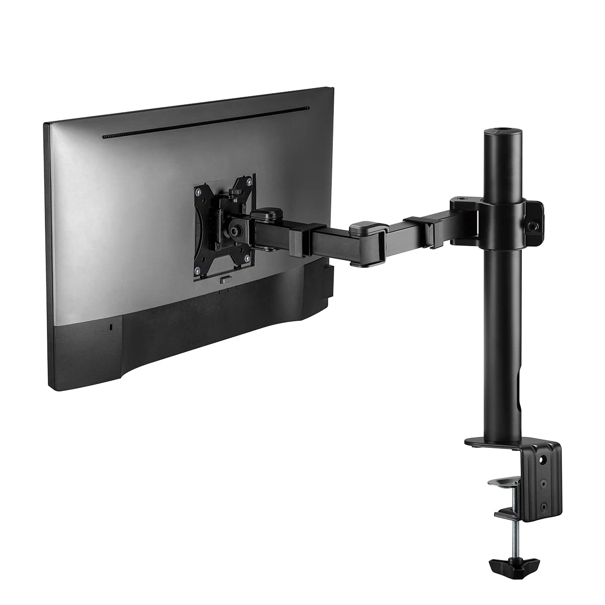 LogiLink BP0105 - Supporto per monitor da 17 a 32" inclinabile con braccio girevole da 380 mm, VESA max. 9 kg PC